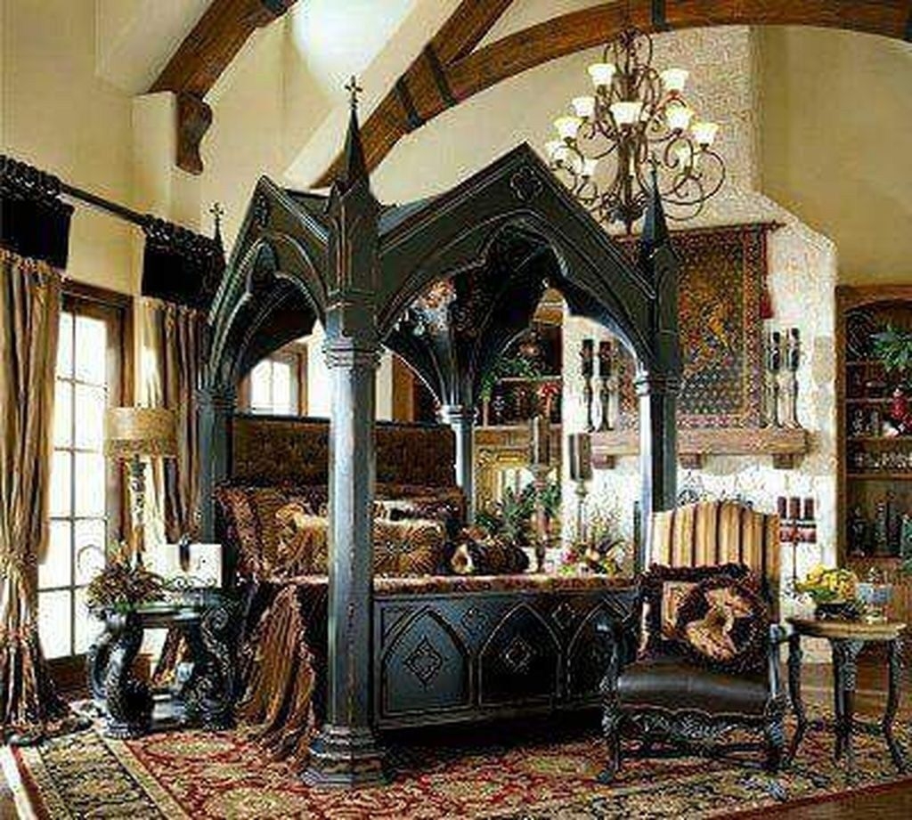 Baroque bed frame