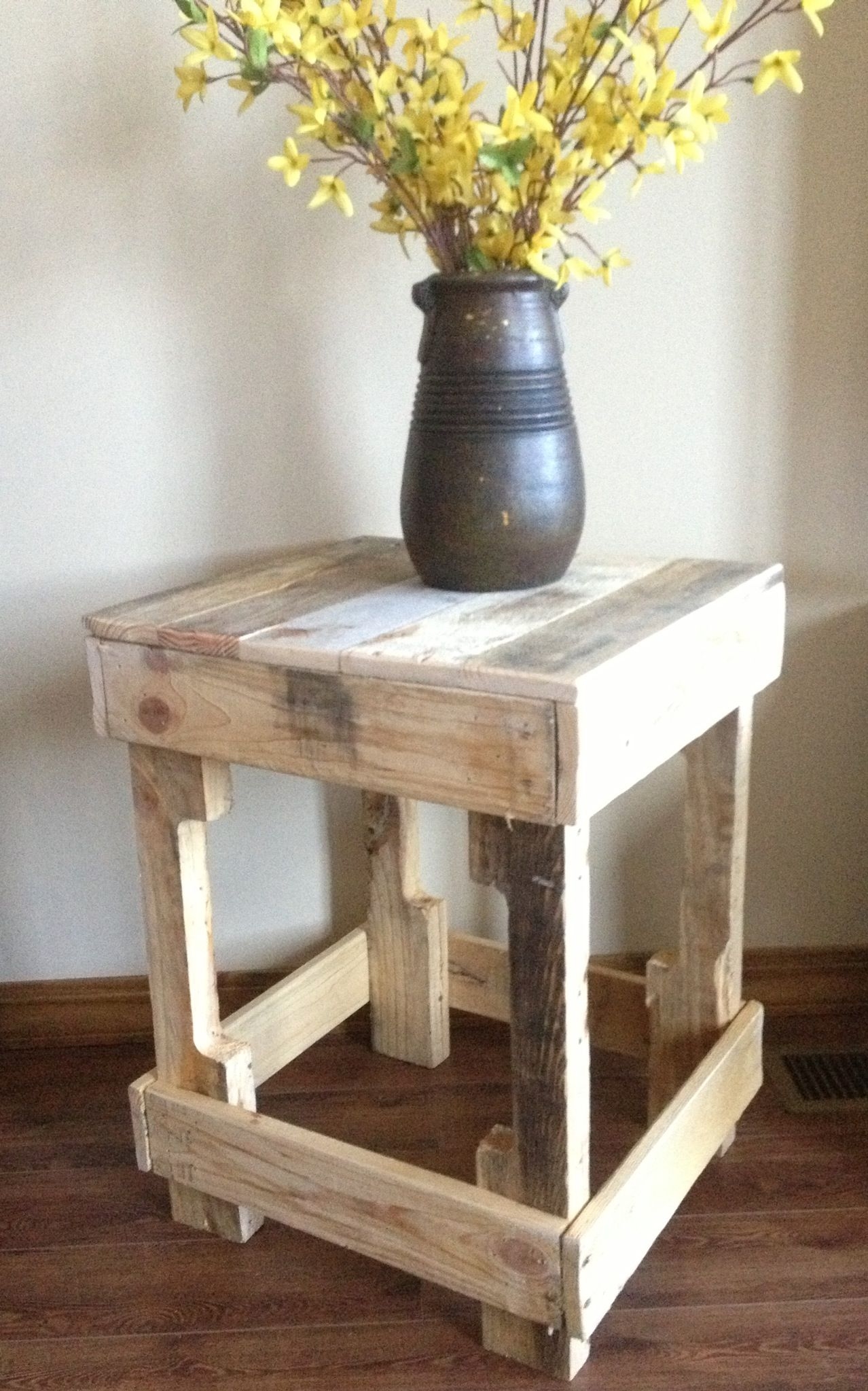 Crate end table