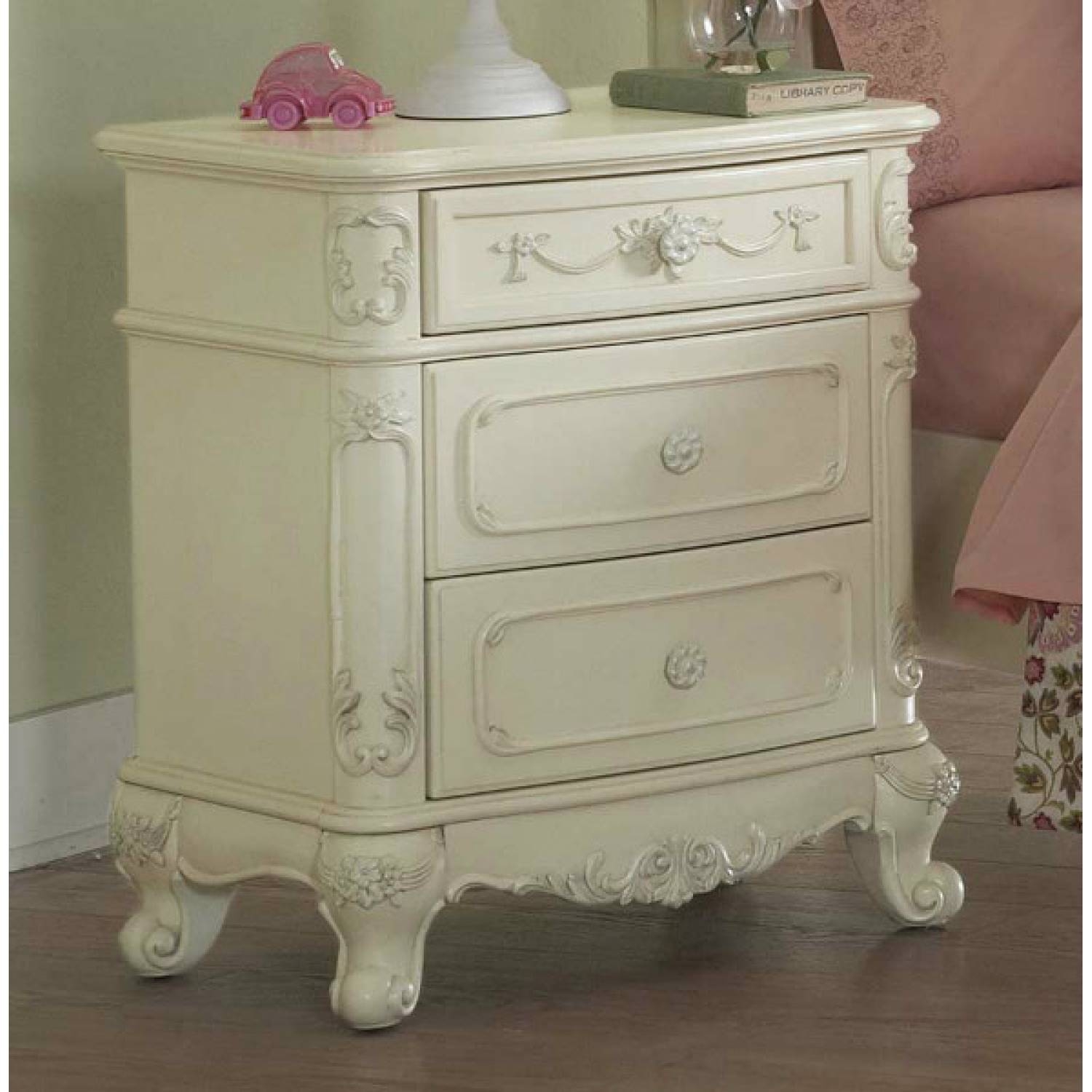 Fairytale Collection White Nightstands Set Of 2