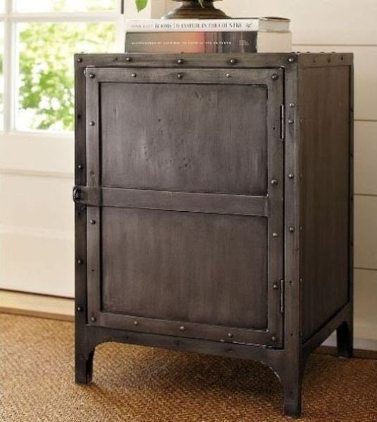 Hawkins industrial tool chest accent table