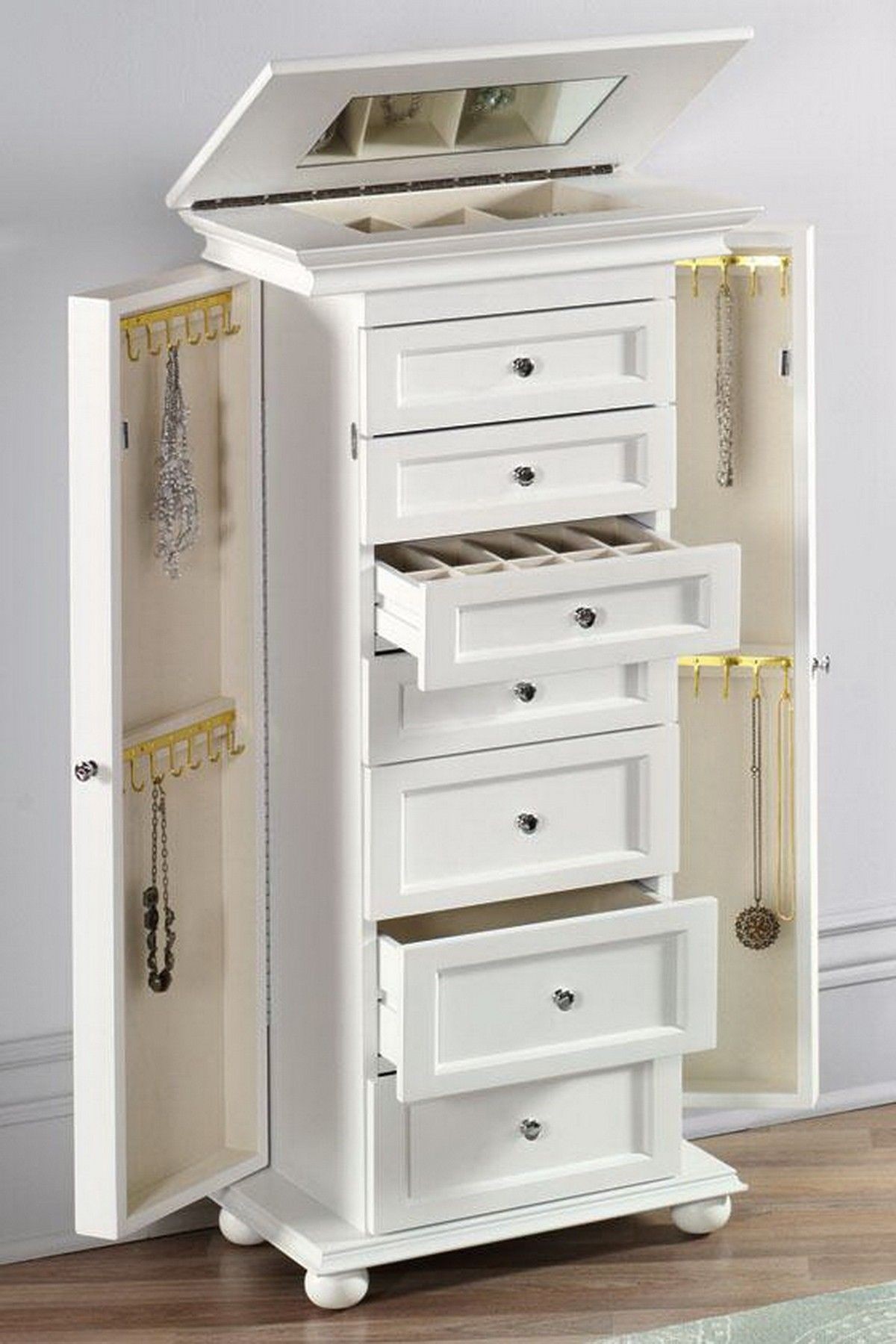 Jewelry armoire large