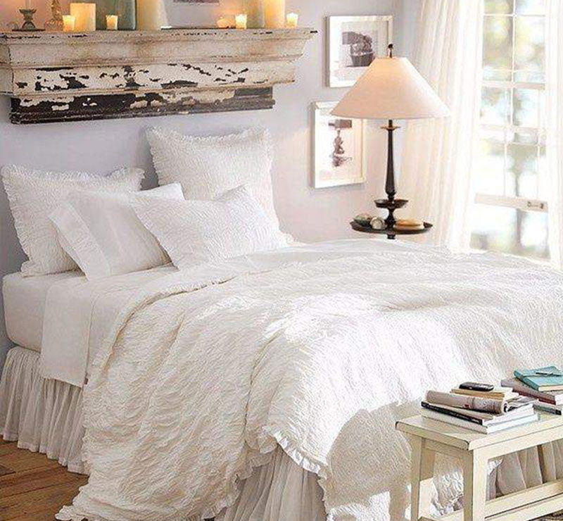 White Wood Headboard - Ideas on Foter