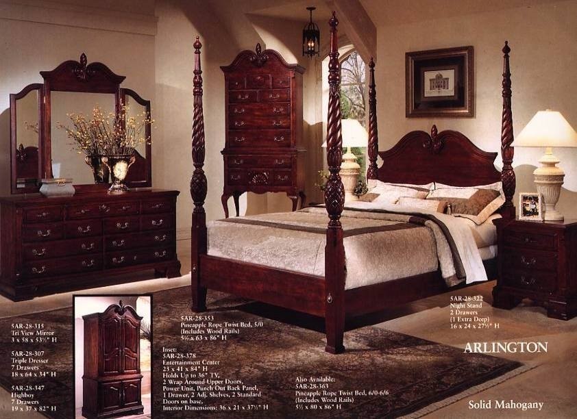 bedroom paint color with mahogany furniture