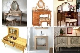 Oak Vanity Table Ideas On Foter