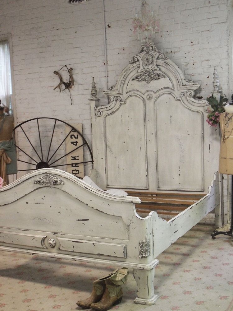 Distressed White Bed Ideas On Foter