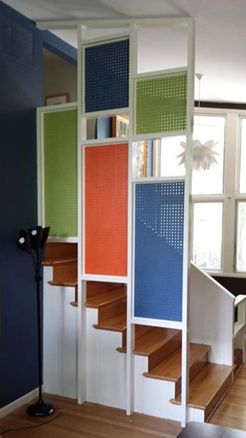Painted room divider