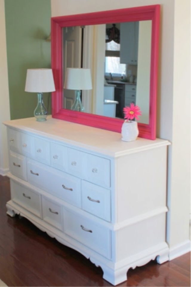 girls dresser and mirror