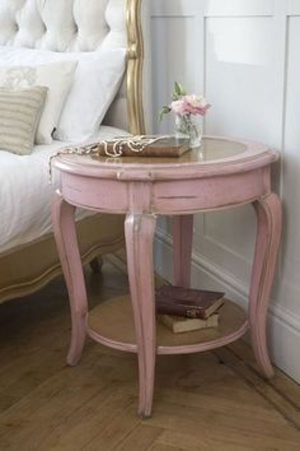 Pink nightstand