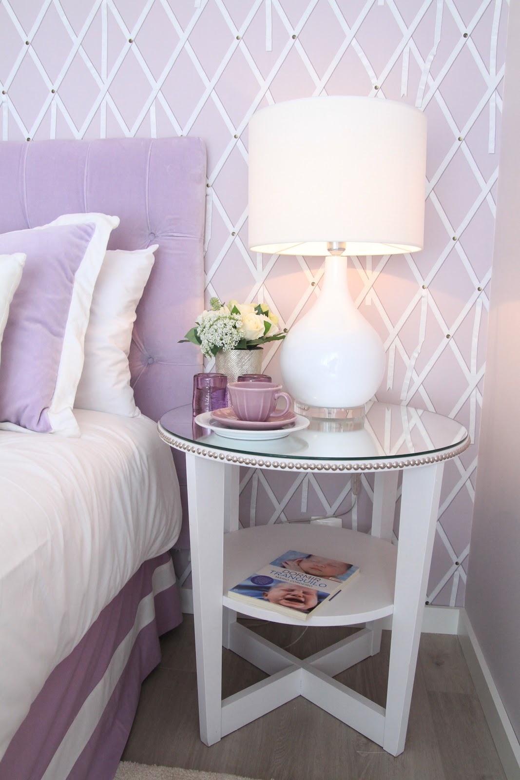 Purple Bedside Lamps - Ideas on Foter