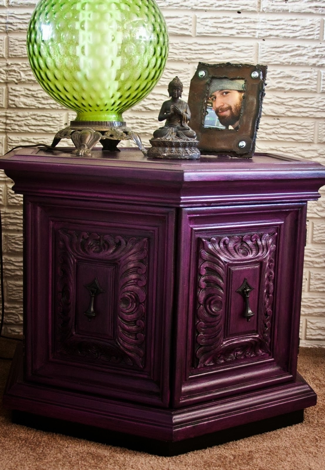 Purple nightstands 36