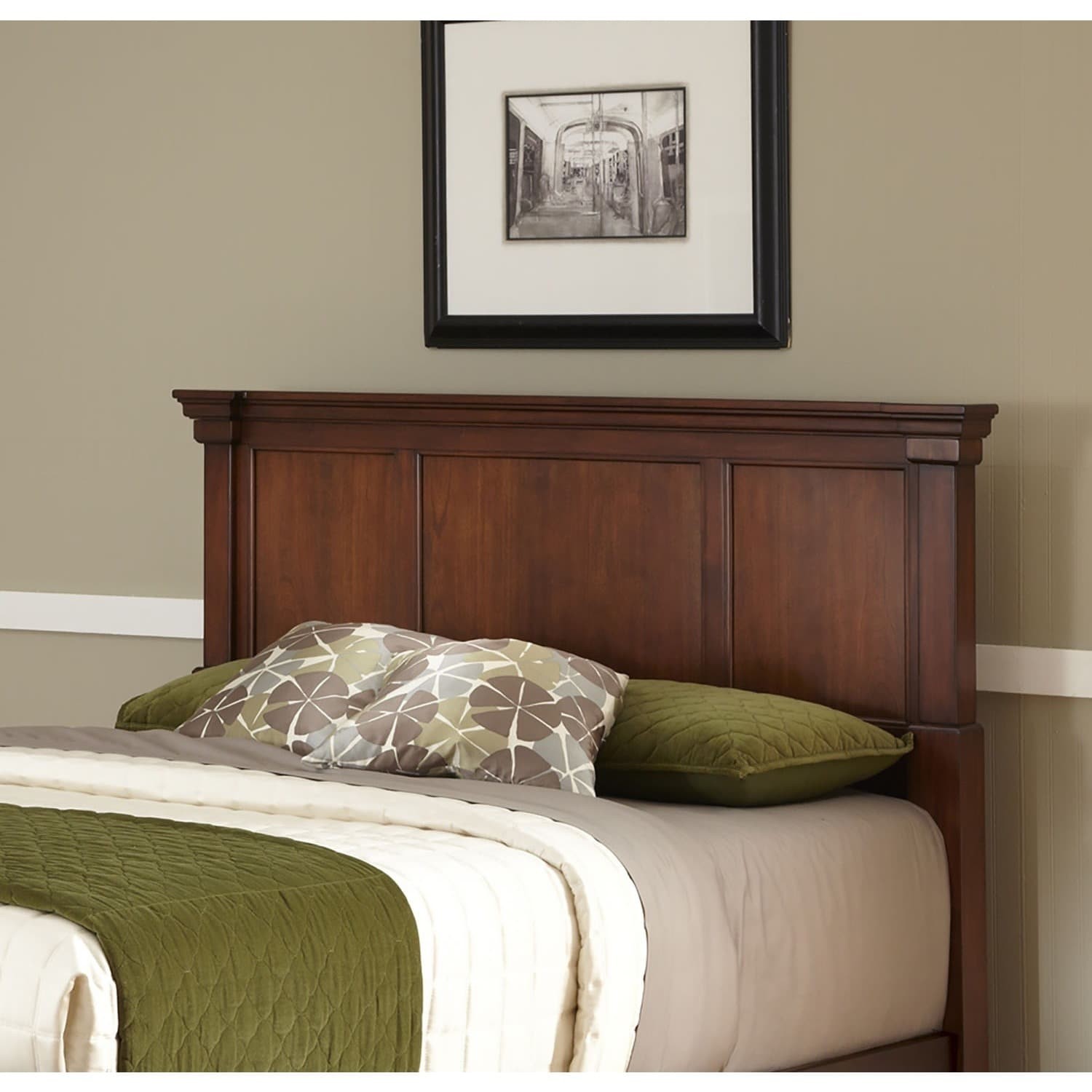 wood bed frame king with headboard