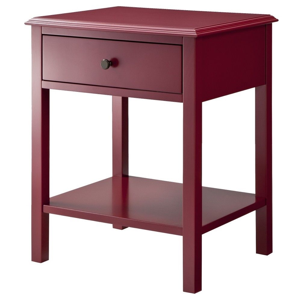 Red end tables