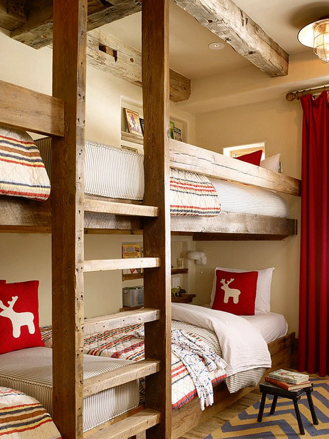 Rustic bunk beds