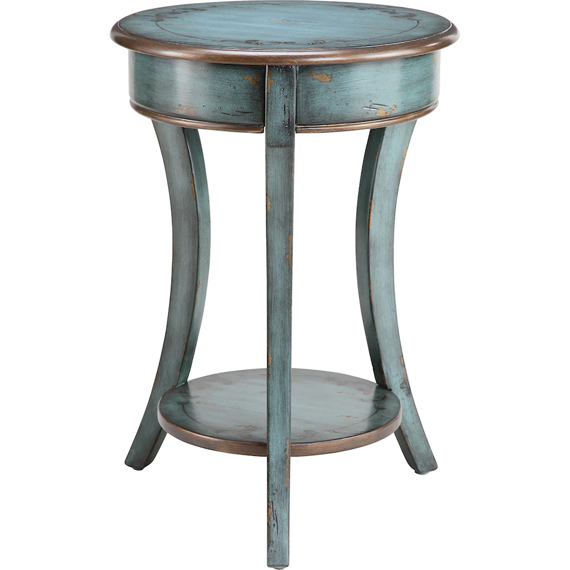 Stein world painted treasures end table