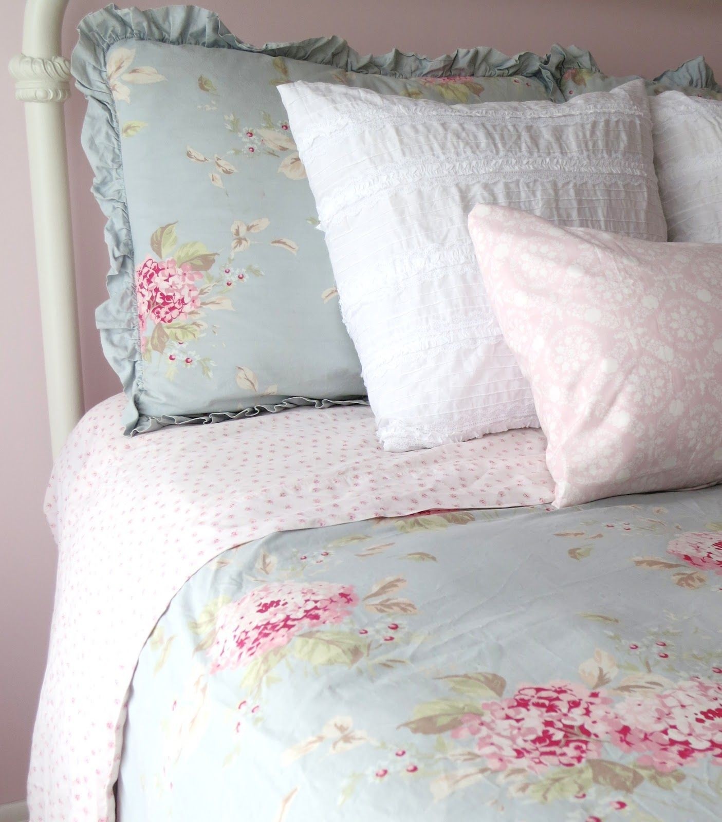 Shabby chic sale pillow shams