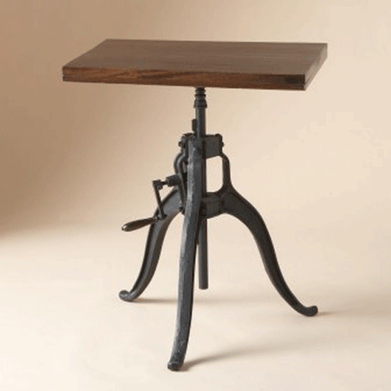 Wrought iron end tables