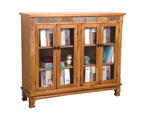 Oak Bookcases With Glass Doors Ideas On Foter