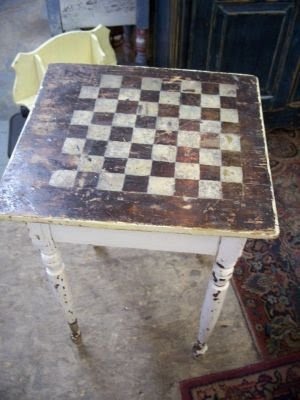 Antique game tables 16