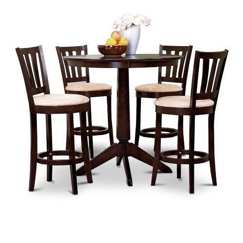 Bar height round tables