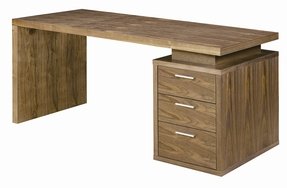 Walnut Home Office Desks Foter Benjamin Walnut Office Desk By Nuevo Hgsd126