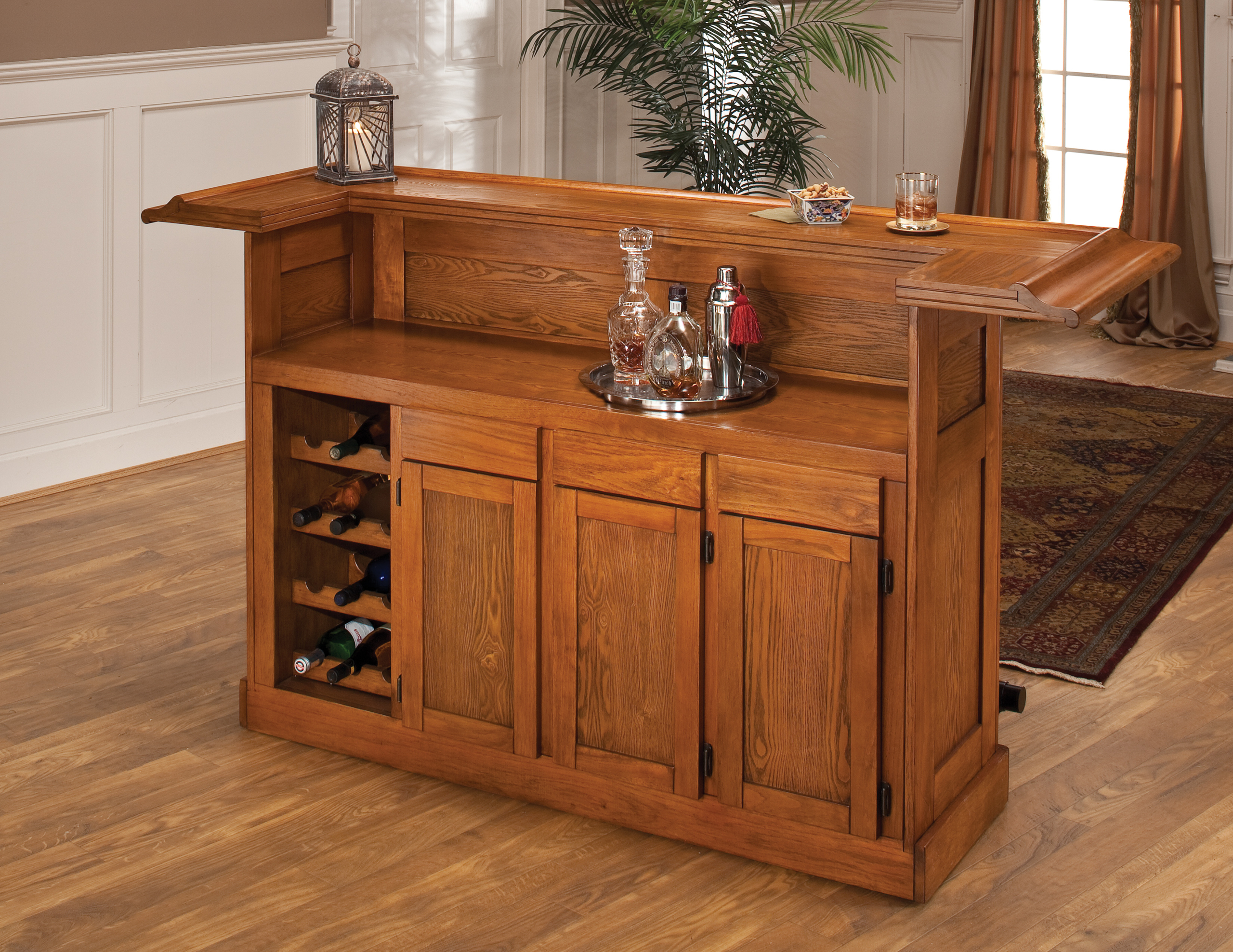 Oak Home Drinks Bar 5ft -  Israel