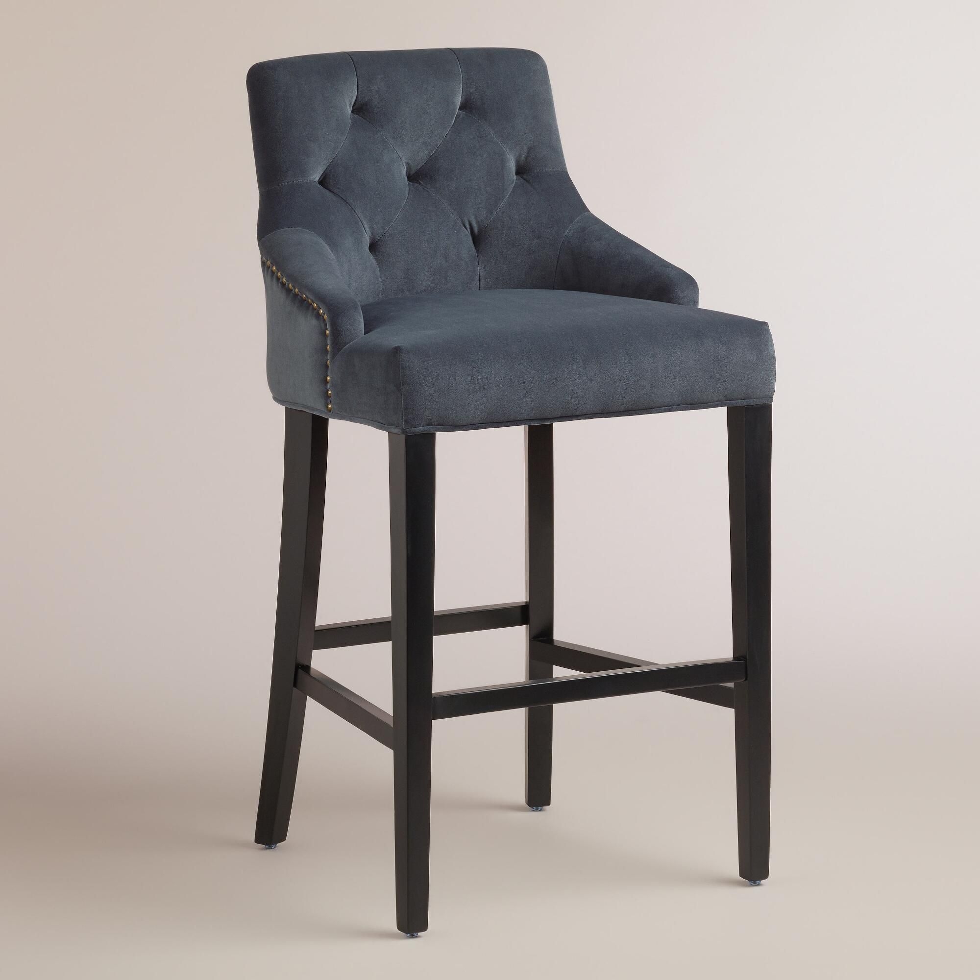Fabric bar stools