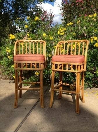 Lane venture bamboo barstools 150 for pair for entry maybe