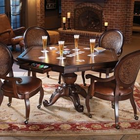 Card Table And Chair Sets / Meco Sudden Comfort Deluxe Double Padded Chair and Back- 5 ... - Flash furniture 5 piece black folding card table and chair set.