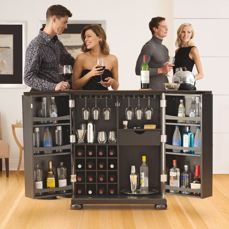 portable bar and stools