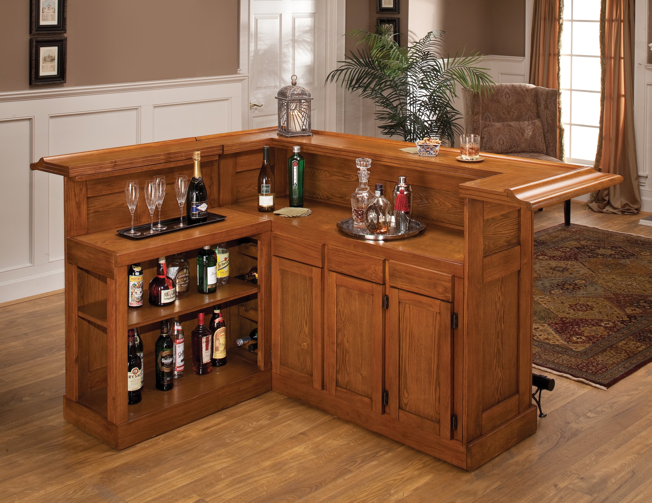 Small home bar furniture furniture classic oak large bar with