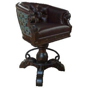 Western saddle bar stool