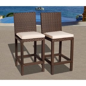 Outdoor Wicker Bar Stools - Foter