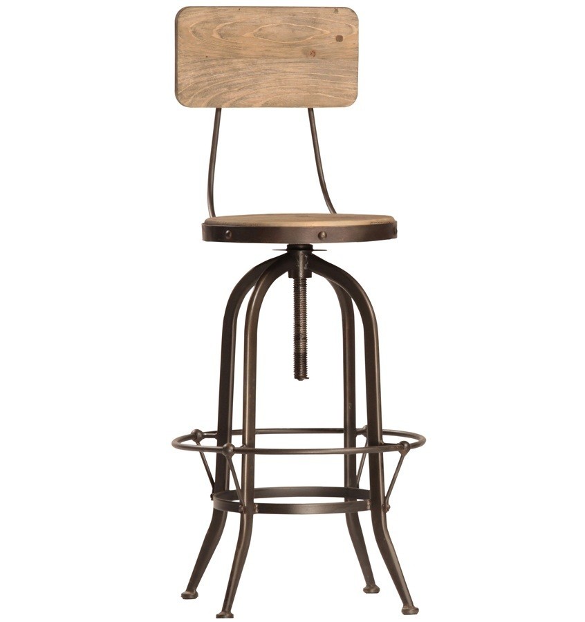 Wooden bar stools with backs 18