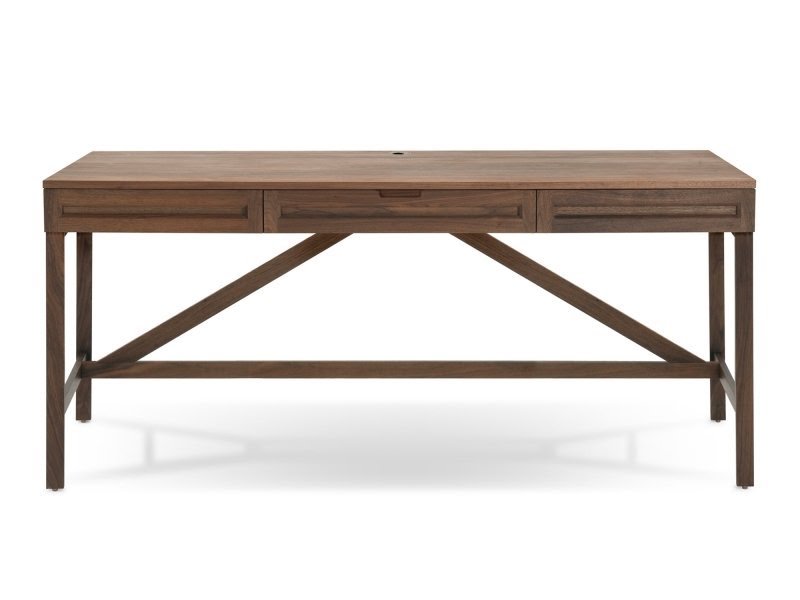 64 Inch Solid Wood Desk