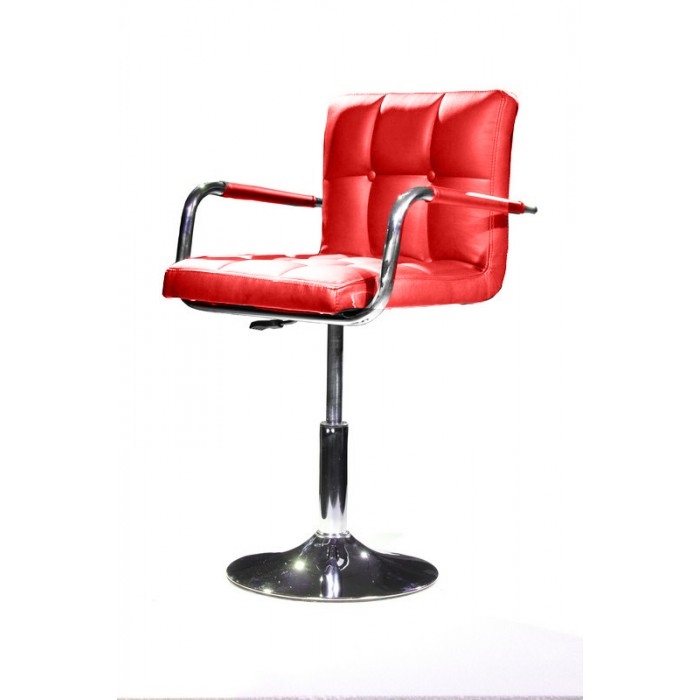 B05 modern eco leather red swivel chair