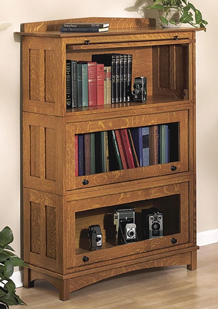 Craftsman style built in bookcases