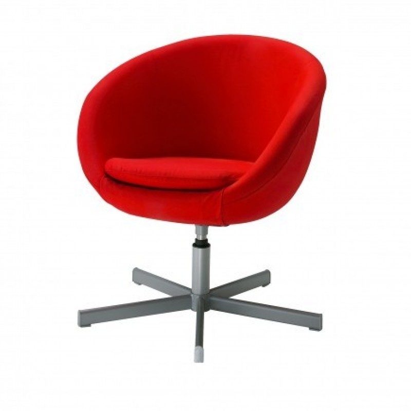 Ikea skruvsta red swivel chair great office chair
