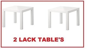 Ikea White Lack Side Table Set Of 2 ?s=pi