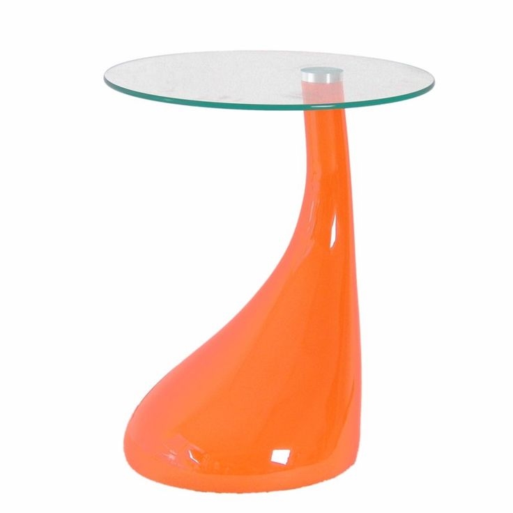 International Design USA Jupiter Coffee Table, Orange