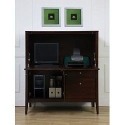 secretary desk for large monitor