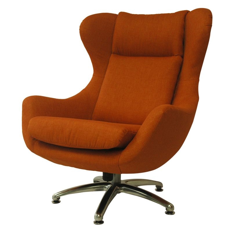 Modern orange chairs