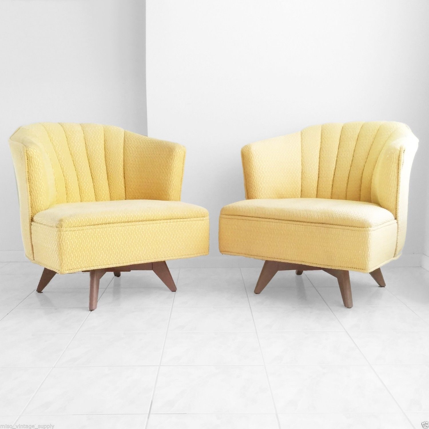 Modern swivel armchair