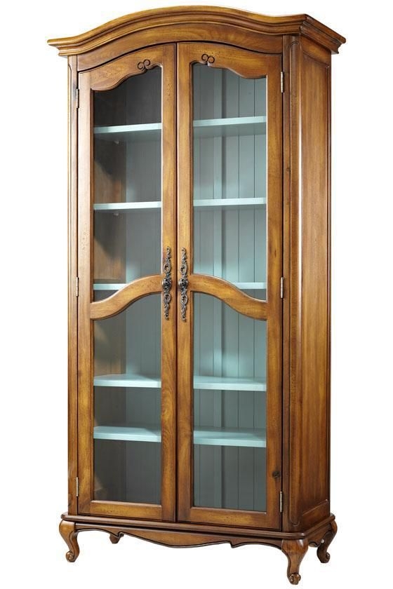 Provence double bookcase glass door bookcases bookcases furniture