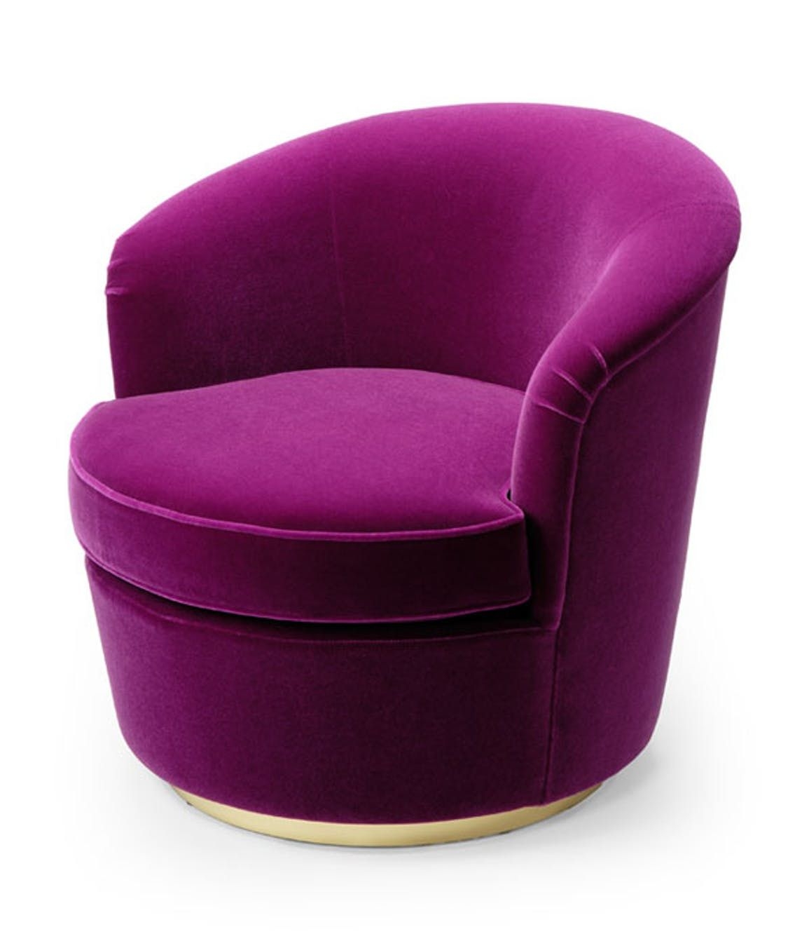 Purple computer chair