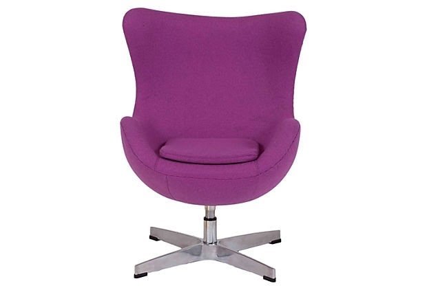 Purple swivel chairs 11