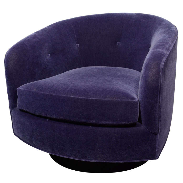 Purple swivel chairs 6