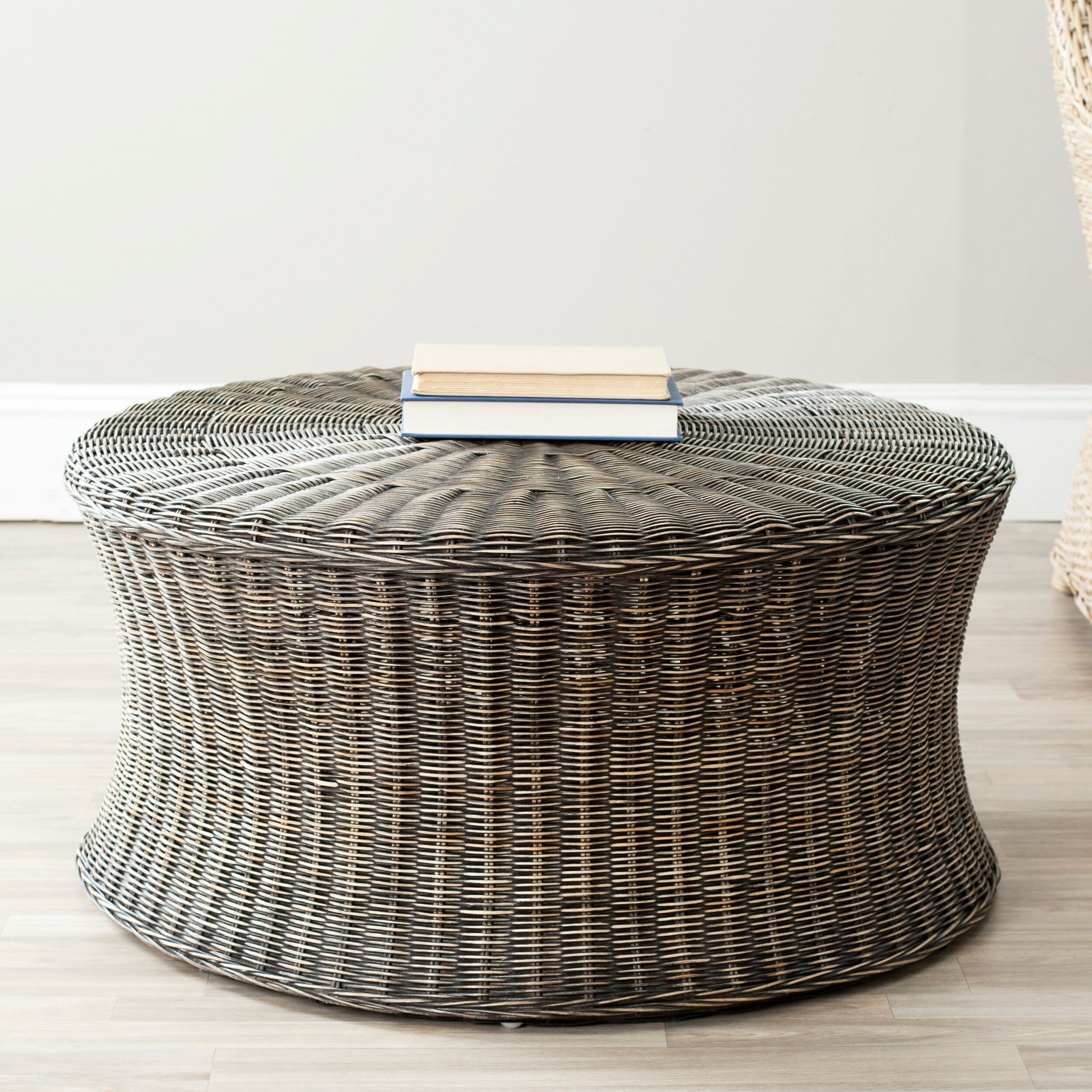 Wicker Storage Coffee Table - Rattan Storage Trunk Side Table With Storage Curiosity Interiors - Only available online ship to home this item is only available for shipping.