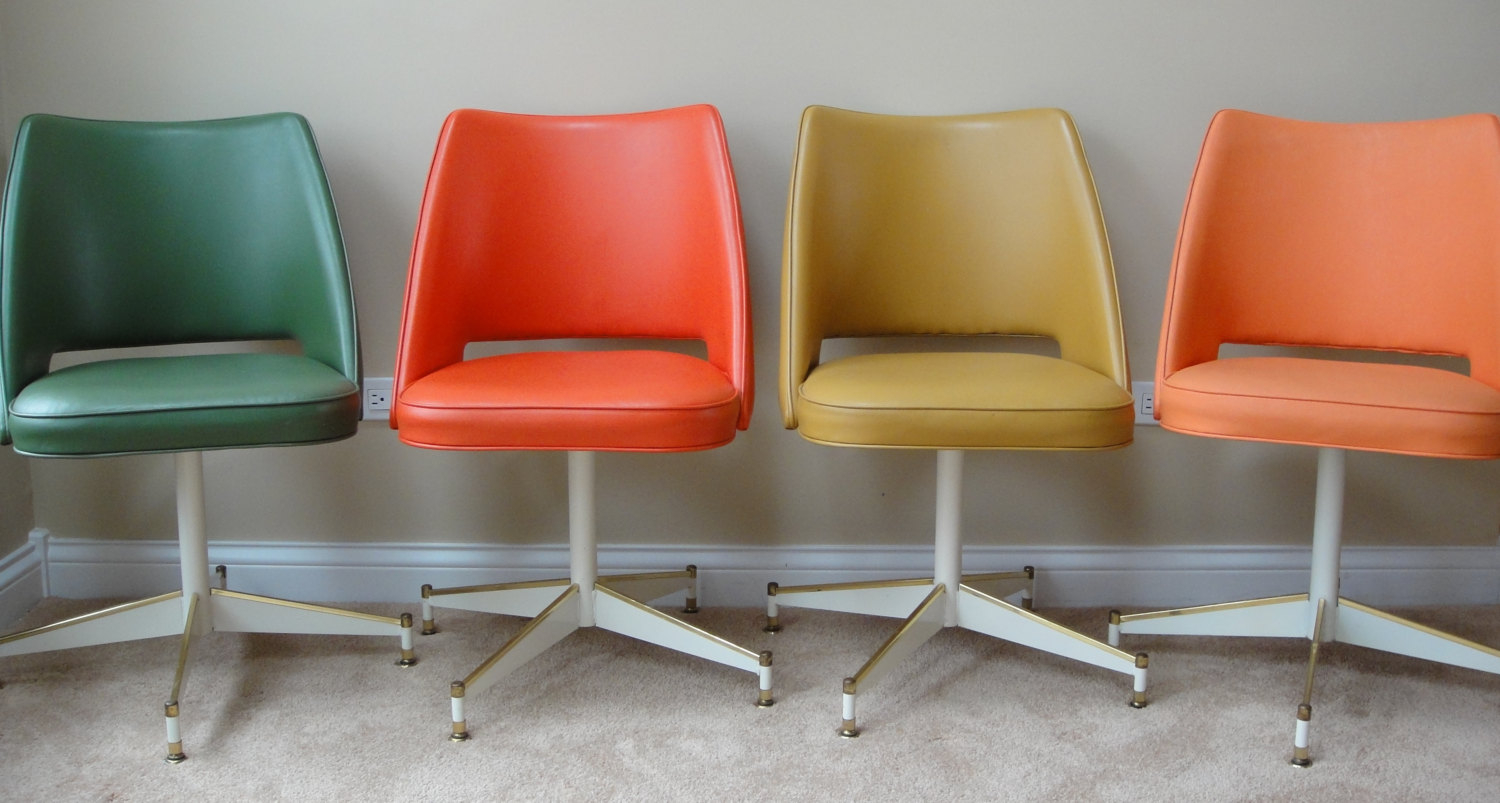 Set of four colorful vintage b brody