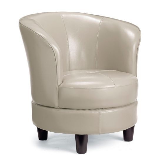 Small leather swivel chairs