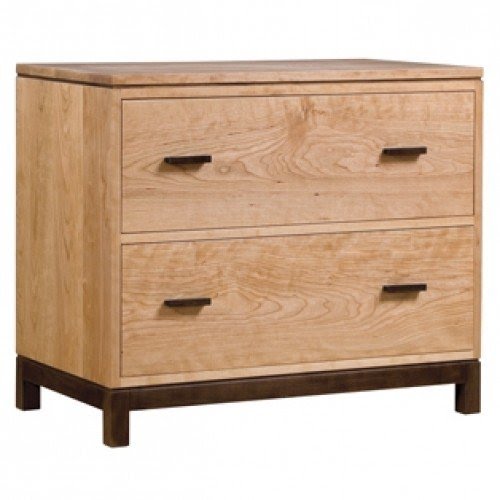 Solid wood store lateral file cabinet